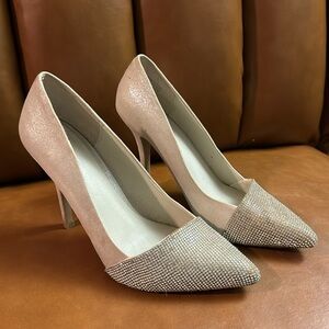 Aldo heels with sparkly toe